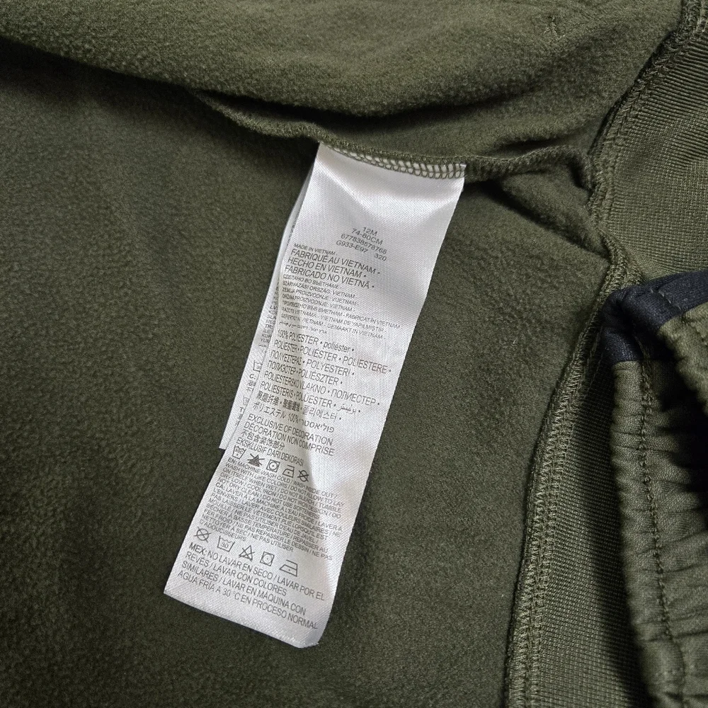 Nike Little Boys Tracksuit Full-Zip Hoodie & Jogger Pants‎ Set Dark Green 12M - Picture 13 of 13